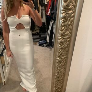 White cutout pretty little thing dress